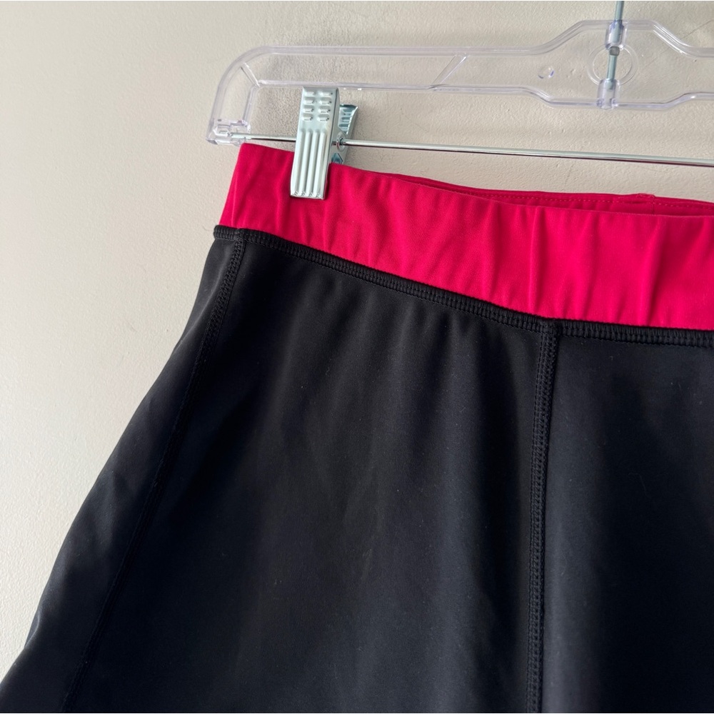 Adidas Black and Pink Climalite Spandex Running Volleyball Shorts - Picture 2 of 4